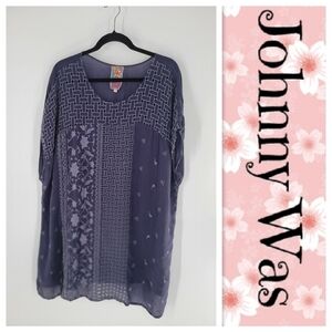 Johnny was top tunica navy Size 3X